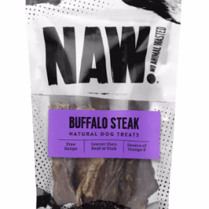 NAW Buffalo Steak natural dog chew.