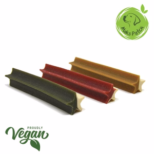 Maks Patch Veggie Dog Treats Star Sticks
