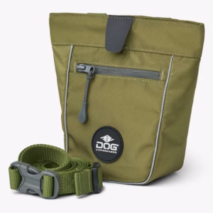 Dog Copenhagen treat bag Go Explore green with poo bag dispenser