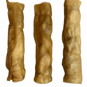 Buffalo skin roll natural long-lasting dog chew