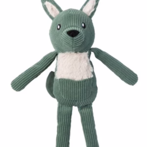 FuzzYard Life Kangaroo corduroy dog toy myrtle green