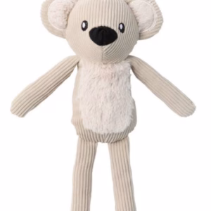 FuzzYard Life Koala plush squeaky dog toy sandstone